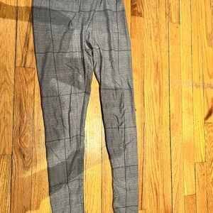 Lularoe Gray Checkered Leggings